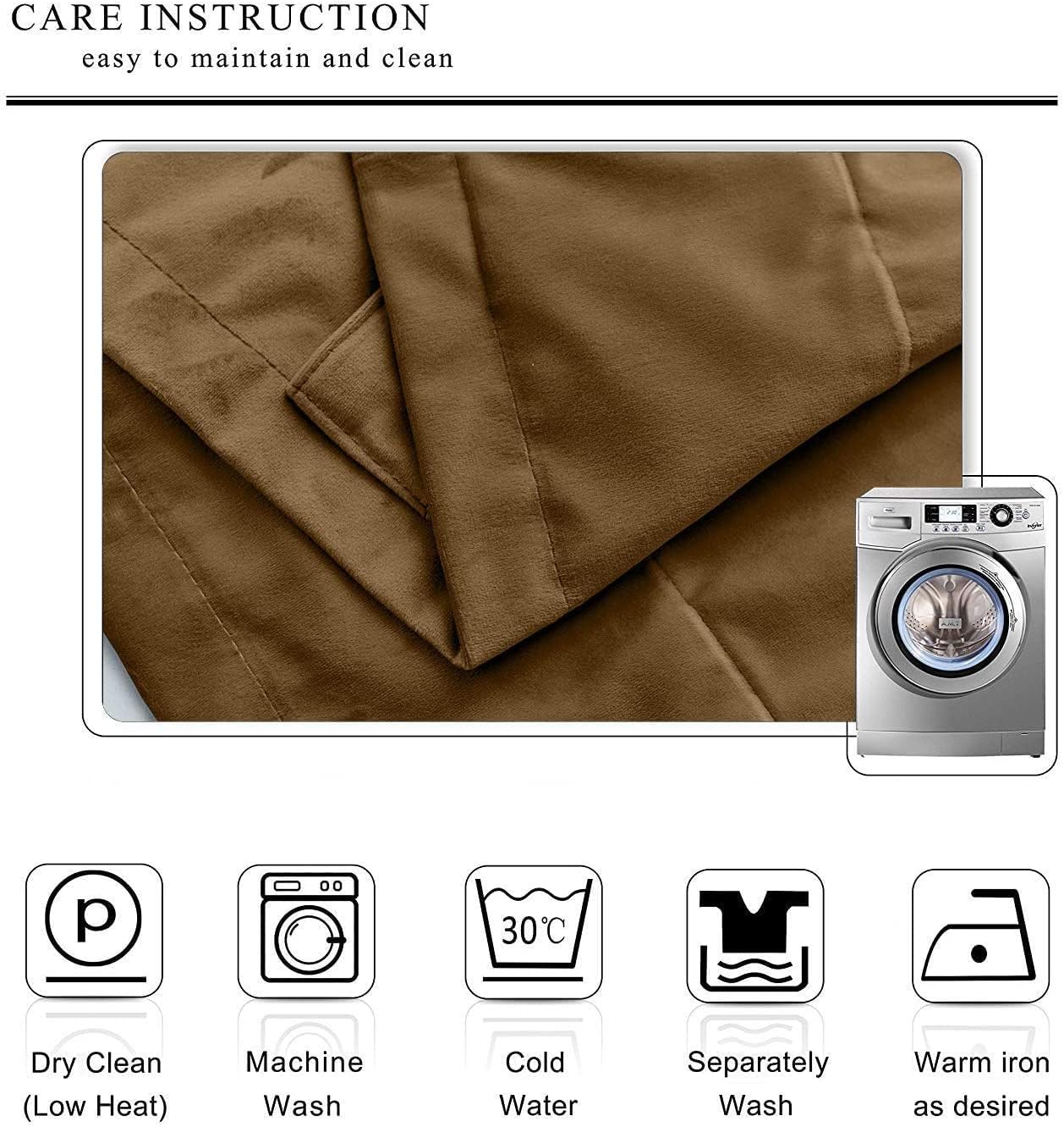 TWOPAGES 72 W x 102 L Pinch Pleat Curtain Room Darkening Velvet Curtain Drapery Panel for Traverse Rod or Track, Living Room Bedroom Meetingroom Club Theater Patio Door (1 Panel), Jave