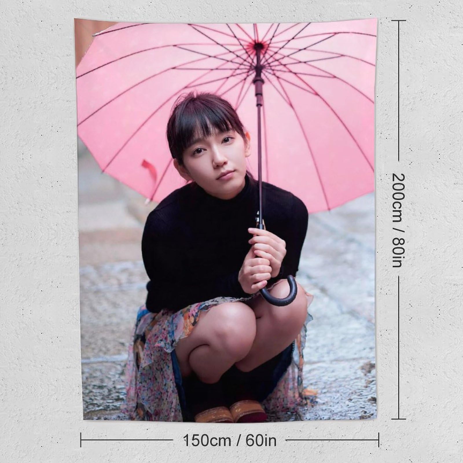 Amazon.co.jp: 女優の「吉岡里帆」写真 (33) タペストリー 印刷
