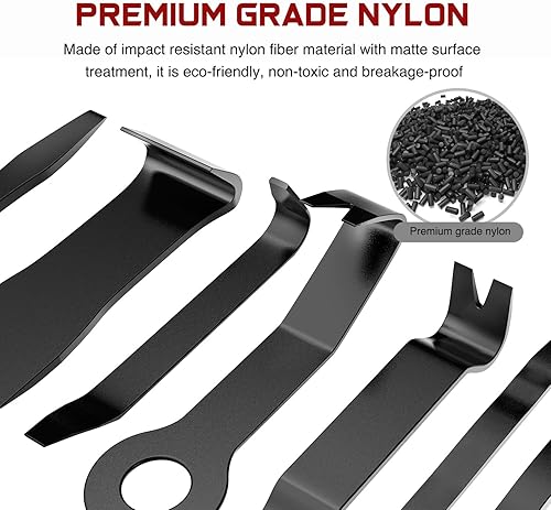 Miniatura 3 de Nilight Kit de herramientas de eliminación de molduras automáticas de 8 piezas, kit de herramientas de extracción sin arañazos para panel de tablero