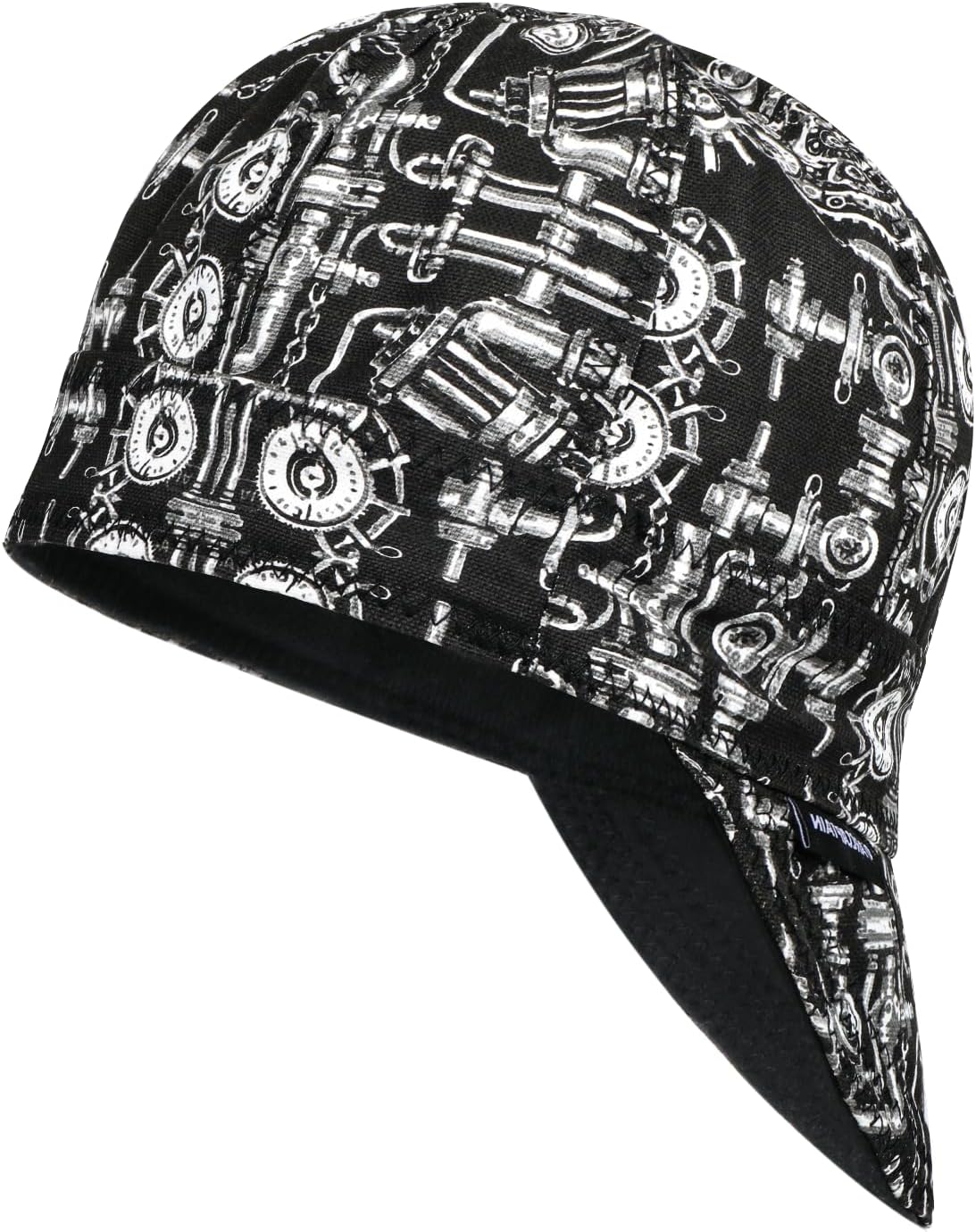ARCCAPTAIN Reversible Welding Cap, 8 Panel Protective Welders Cap, 10 oz Fireproof Cotton Comforts for Safety and Protection While Welding to Men Women, Power, 7 1/2