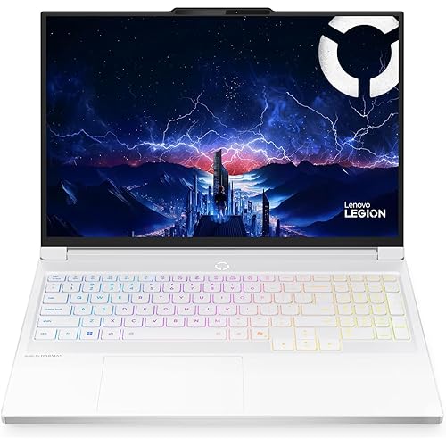 Lenovo Legion 7i Gen 10 16” Gaming Laptop with Intel Core Ultra 9 275HX Processor, NVIDIA GeForce RTX 5070, WQXGA OLED 500nits Non-Touch Display, 32GB RAM, 1TB SSD, Per-Key RGB KYB, and Win 11 Home