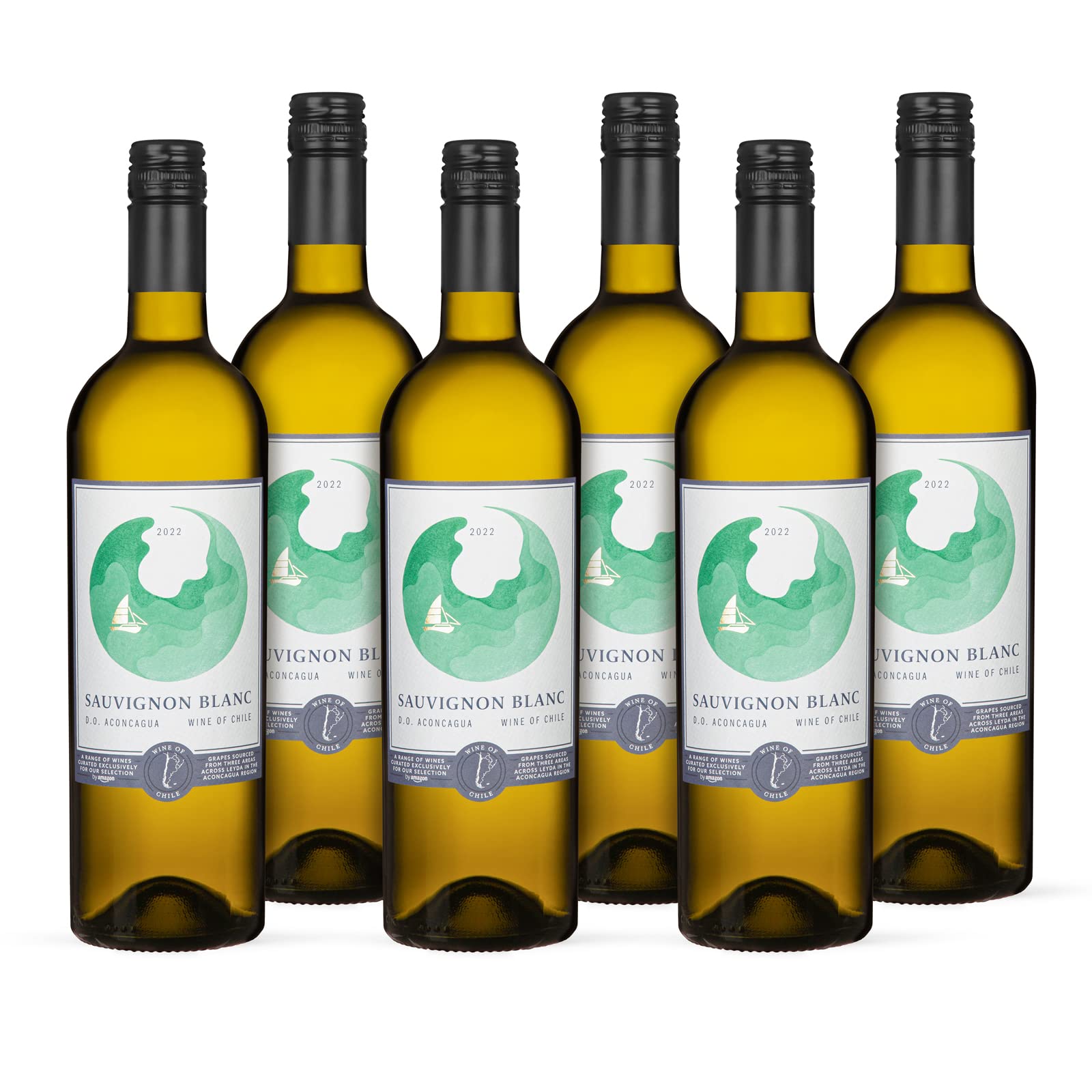 by Amazon Our Selection D.O. Aconcagua Chilenischer Sauvignon Blanc, Weißwein, 75cl, 6er-Pack