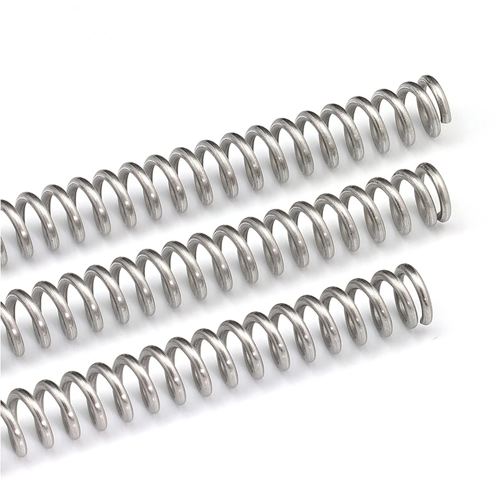 Ressort De Compression 65MN - 5x55x100/150 Mm - Extrémités Plates - Pour Bricolage, Mécanique, Jouets