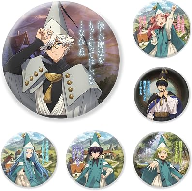 Set of 6 Anime Witch Hat Atelier Lapel Pin Cute Brooch Button Pins Badges