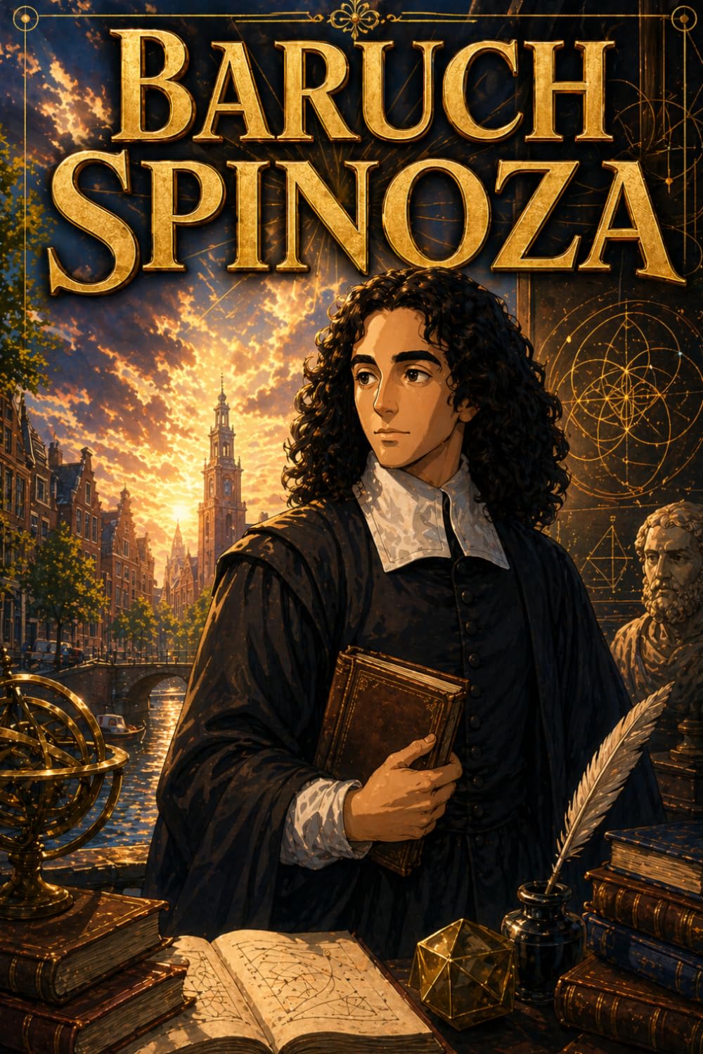 Baruch Spinoza: Philosophy Ethics Reason Thinking Ideas Knowledge Story Biography (Icons of History Manga)