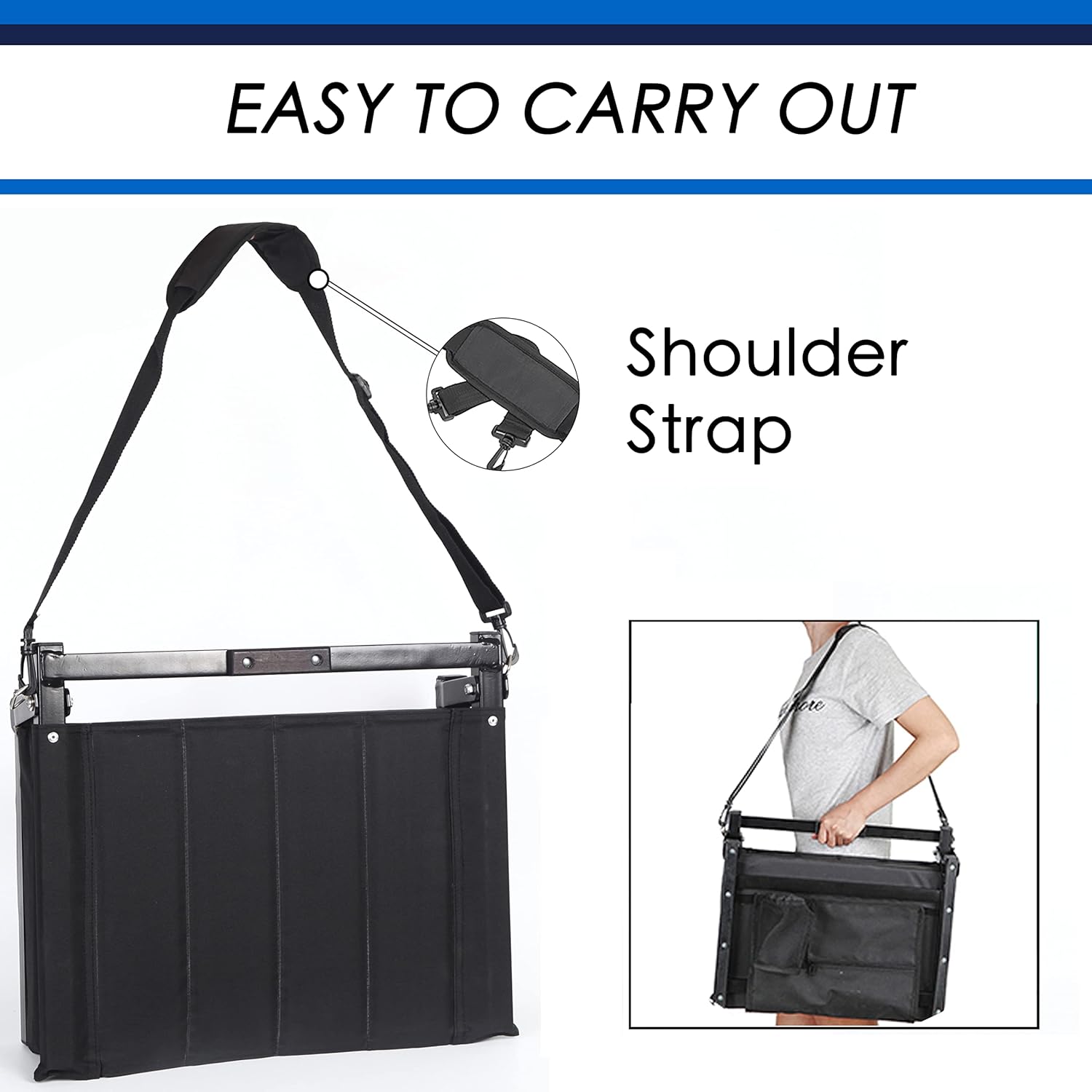 SPORT BEATS 2 Pack Stadium Seats for Bleachers Stadium Chair with Back Support and Wide Padded Cushion-Includes Shoulder Strap and Cup Holder : Sports & Outdoors