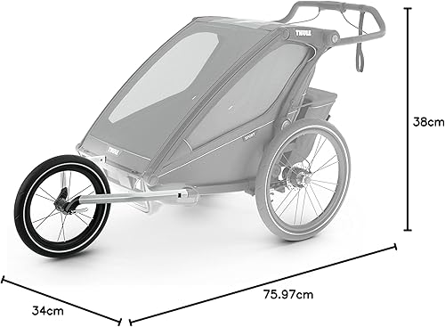 Miniatura 9 de Thule Chariot - Juego de ruedas para correr