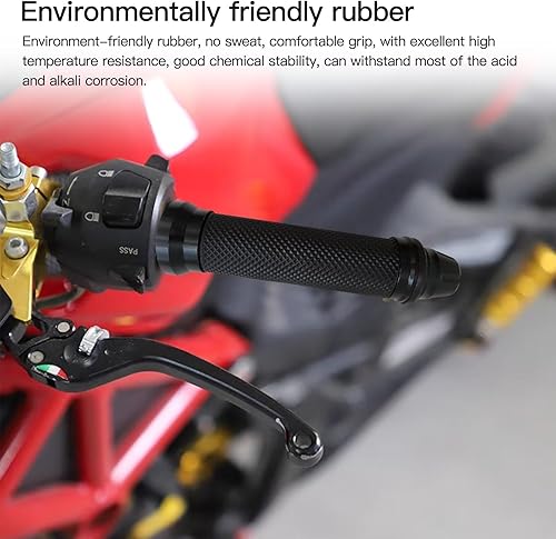 Miniatura 3 de 1 par de manillar de goma de gel de aluminio para motocicleta para Kawasaki Versys 650 2013-2018