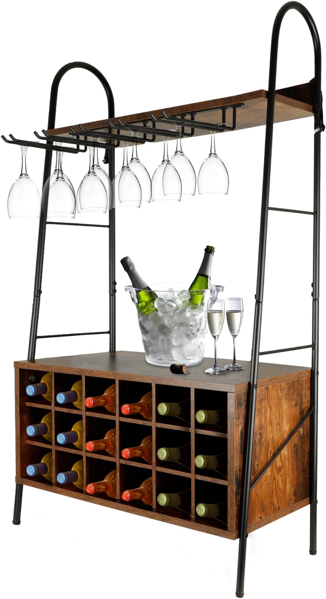 CASA LITUS Cava de Vino tipo Cantina Mueble Organizador para 18 ...