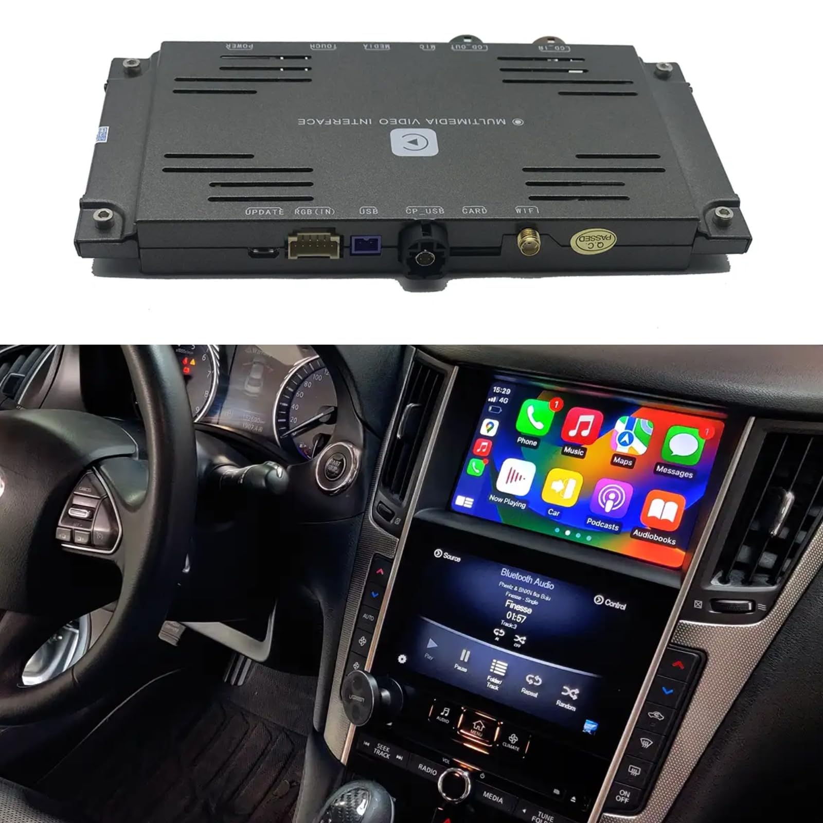 Y51 フーガ Carplay Android AutoキットInfiniti等 Y51 フーガ Carplay