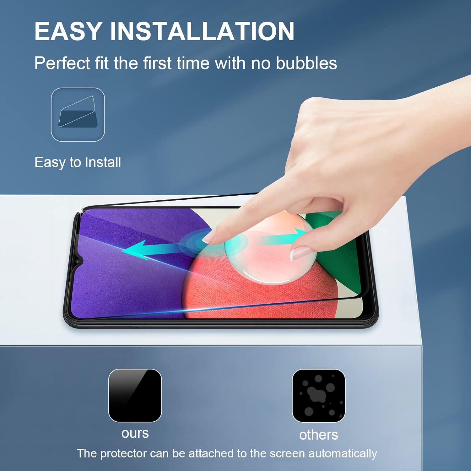 - Screen Protector for Galaxy A22 /A22s Tempered Glass