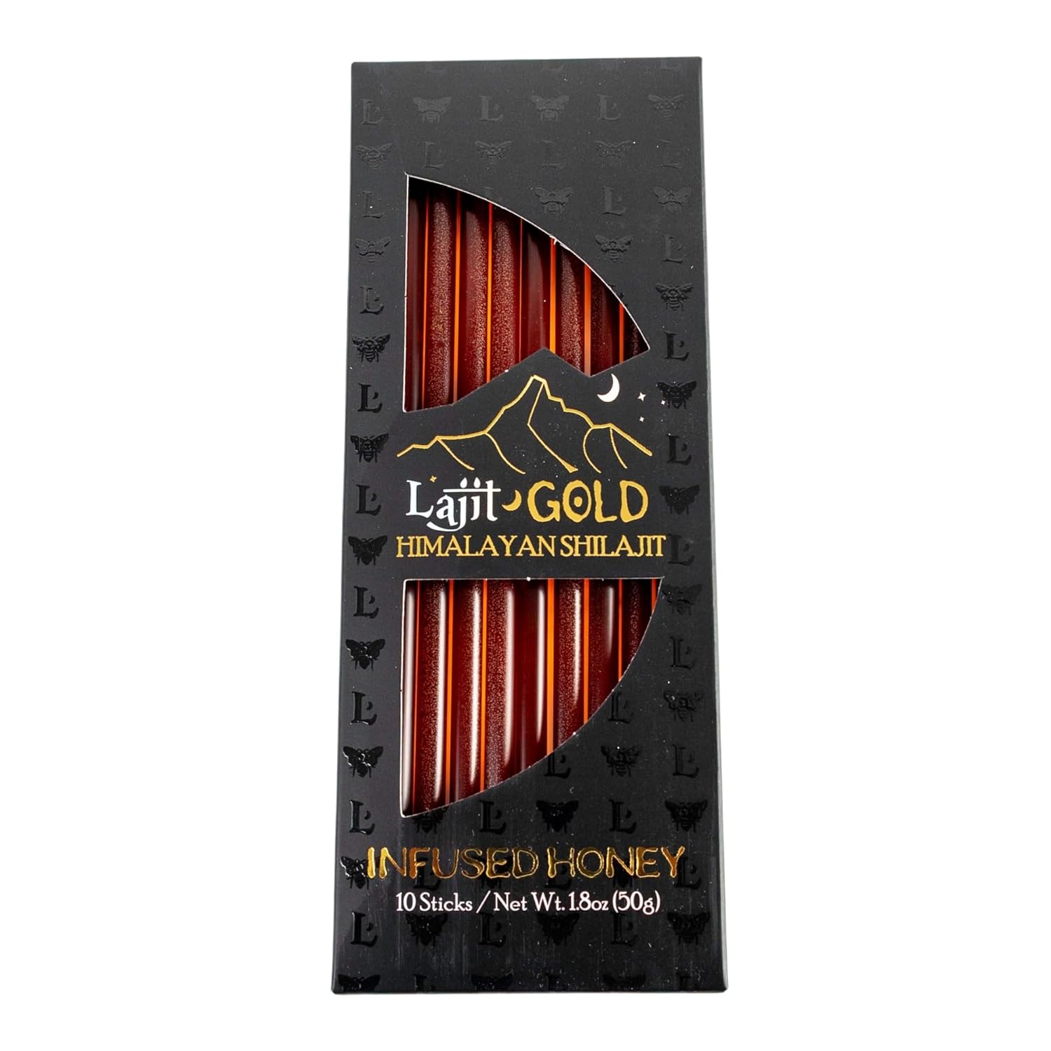 Lajit Gold Grade Himalayan Shilajit Honey Sticks –Organic Raw Honey + Fulvic Acid & 85+ Trace Minerals – Resin-Infused for Men & Women –Natural Energy, Stamina & Immunity –10 Single-Serve Sticks - Image 3