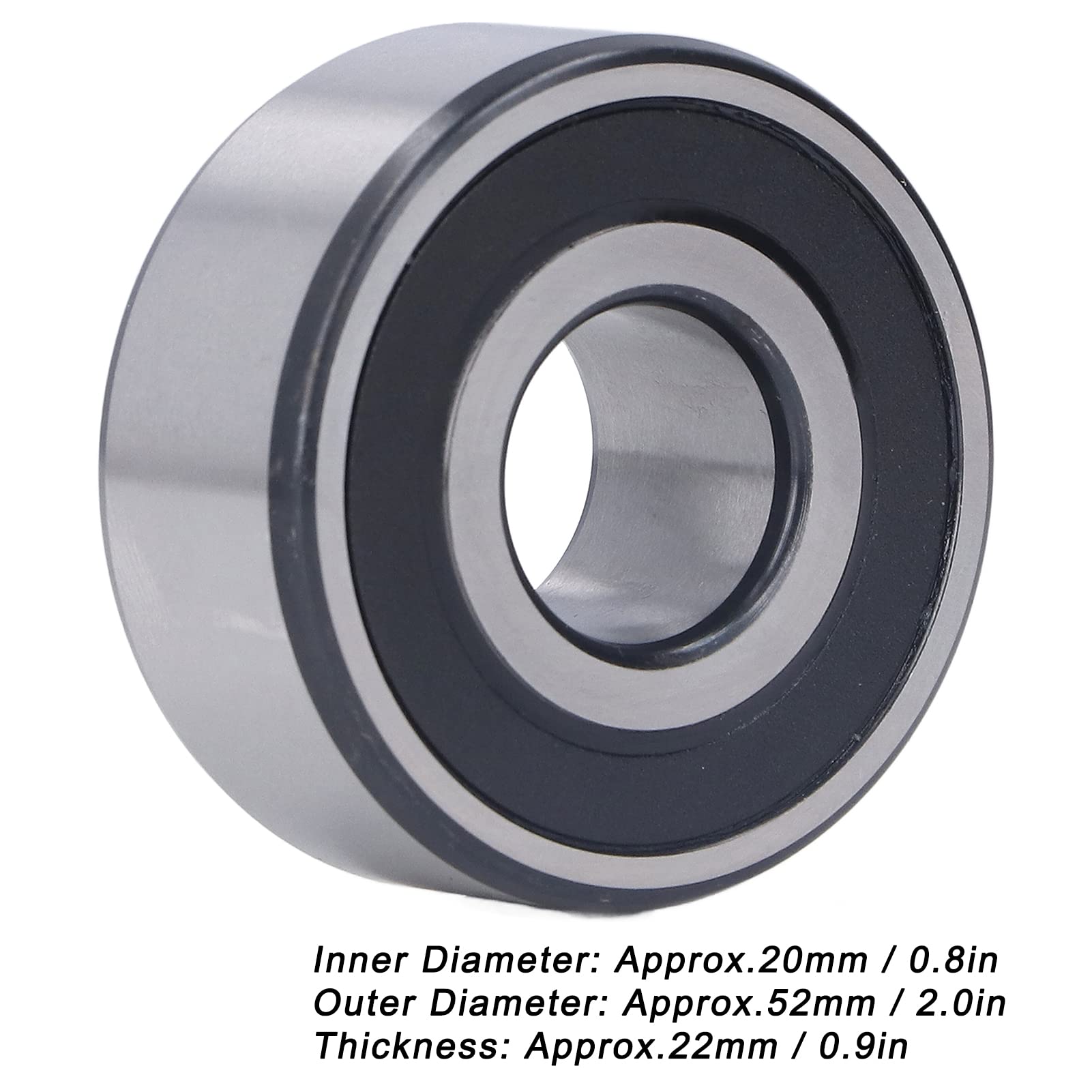 AJANTA INDUSTRIAL 5208-2RS C3 PremiumDouble Row Angular Contact Ball Bearing 40mm X 80mm X 30.2mm