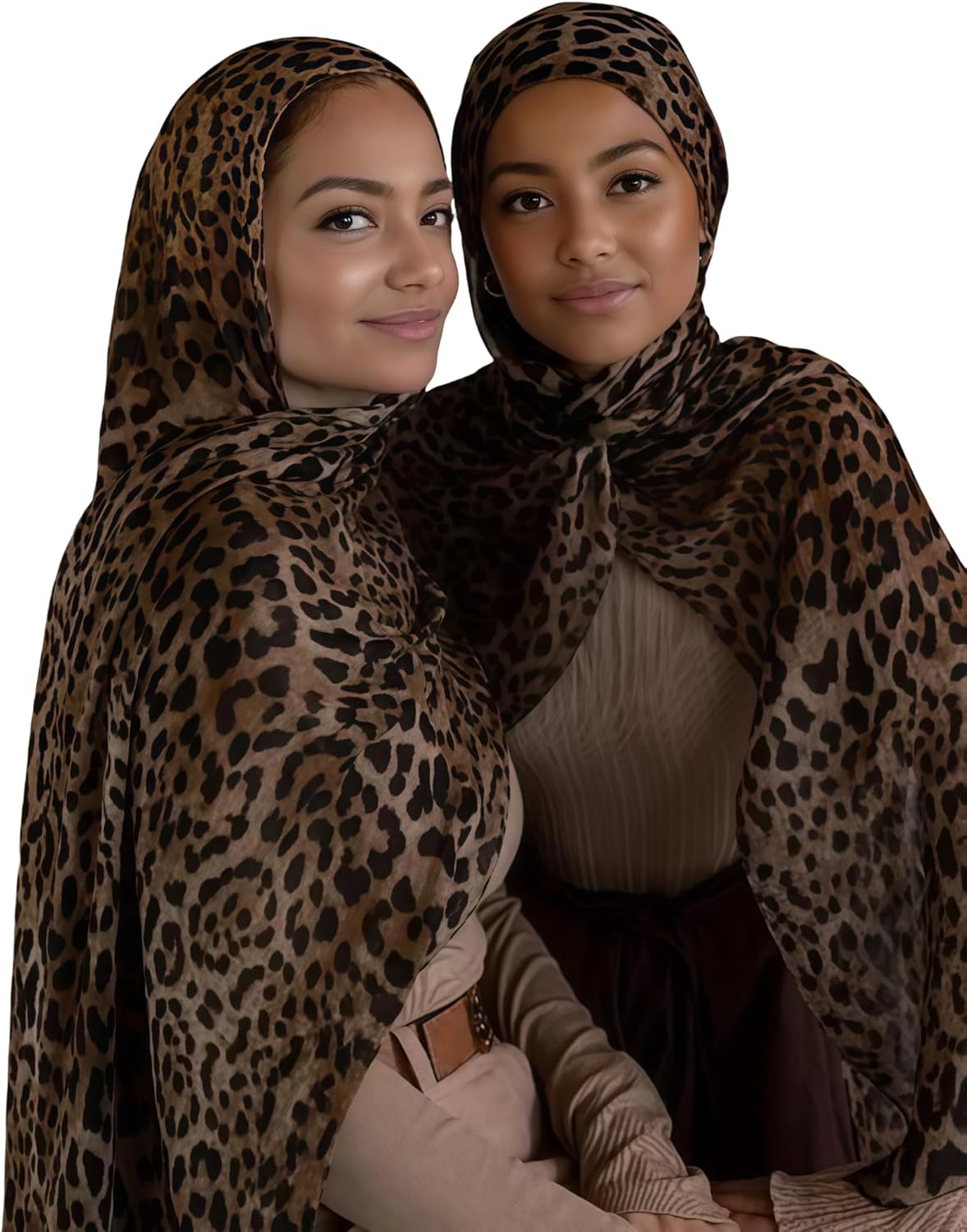 ZGMYC Watercolour Floral Printed Hijab Scarf for Women Soft Modal Cotton Instant Hijab Head Wraps Shawls Long Scarves - Image 2