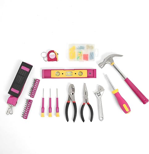 Miniatura 3 de Essentials 21043 - Kit de herramientas para la casa de 32 piezas, kit de herramientas para el hogar, artículos esenciales de apartamento