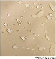 Vista 4 de Funda impermeable para muebles de exterior para sofá de 3 plazas, protección para todo tipo de clima, funda impermeable para sofá grande para patio