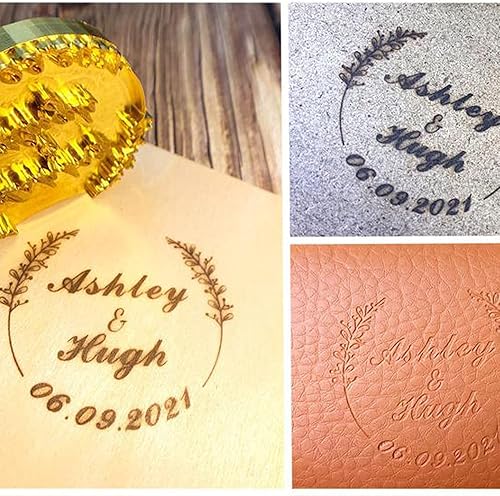 Miniatura 8 de Sello de cuero personalizado de hierro de la marca de madera de hierrosello de metal personalizado, sello de metal personalizado para madera, carne,