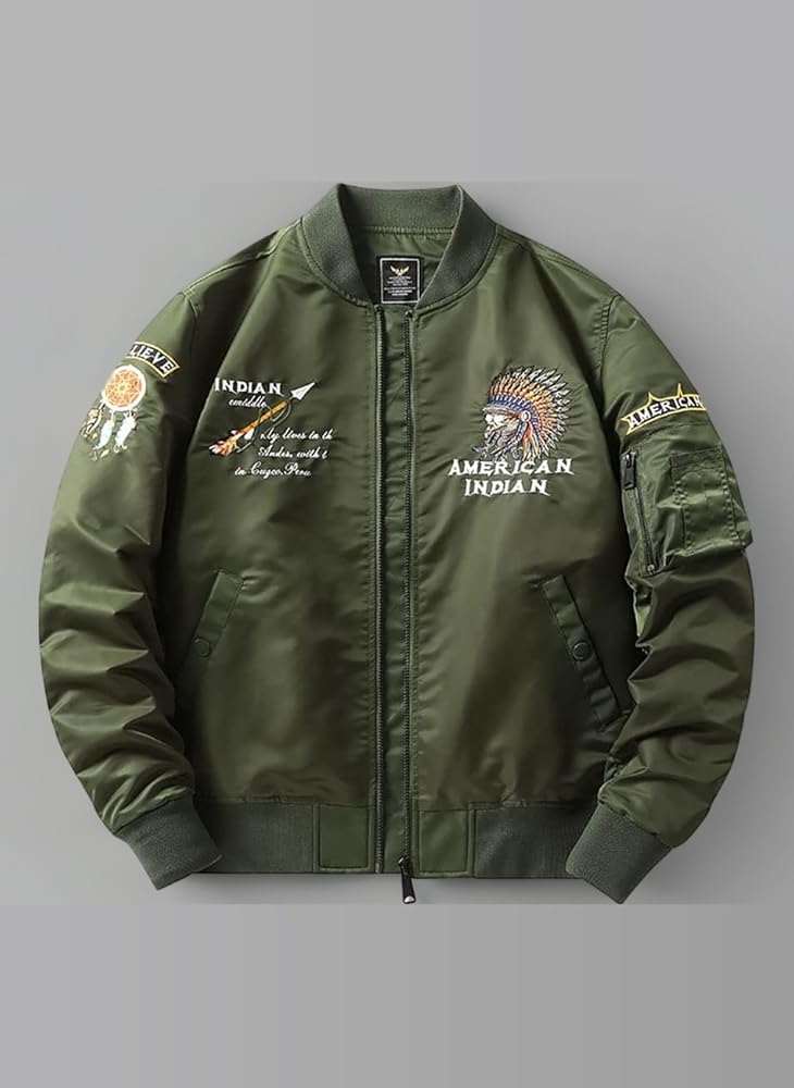 MA-1 フライトジャケット　ナイロンジャケット CAHLUMN/カウラム Magazine Pocket Nylon Twill Flight Jacket