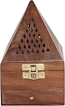 مبخرة بتصميم تقليدي, خشب, بني