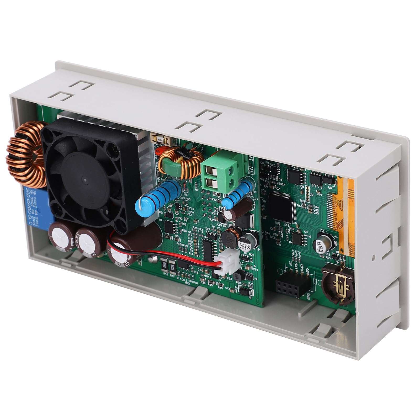 Cocoarm Zasilacz Prądu Stałego, Regulowany Zasilacz Prądu Stałego ABS 6 do 70 V Wejście 0 do 60 V 6 A 360 W z 2,4-calowym Wyświetlaczem LCD OVP OCP Przechowywanie Danych Laboratoryjnych Testów