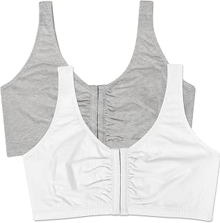 Women's Multi-Pack Front Closure Cotton Bra