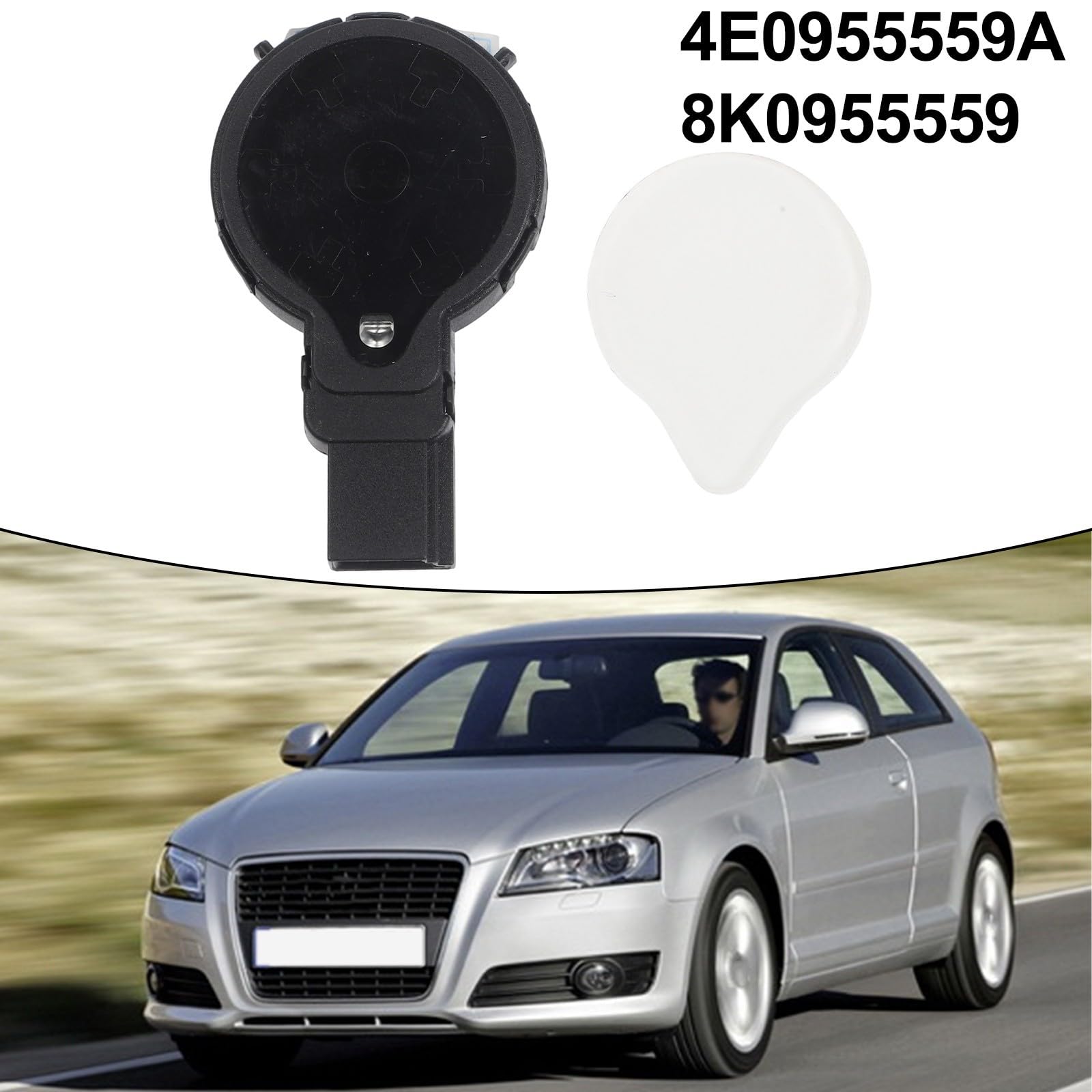 Sensor de lluvia compatible con A8 RS4 2004-2010, repuesto para OE 4E0955559A 8K0955559, interruptor de control automático del limpiaparabrisas