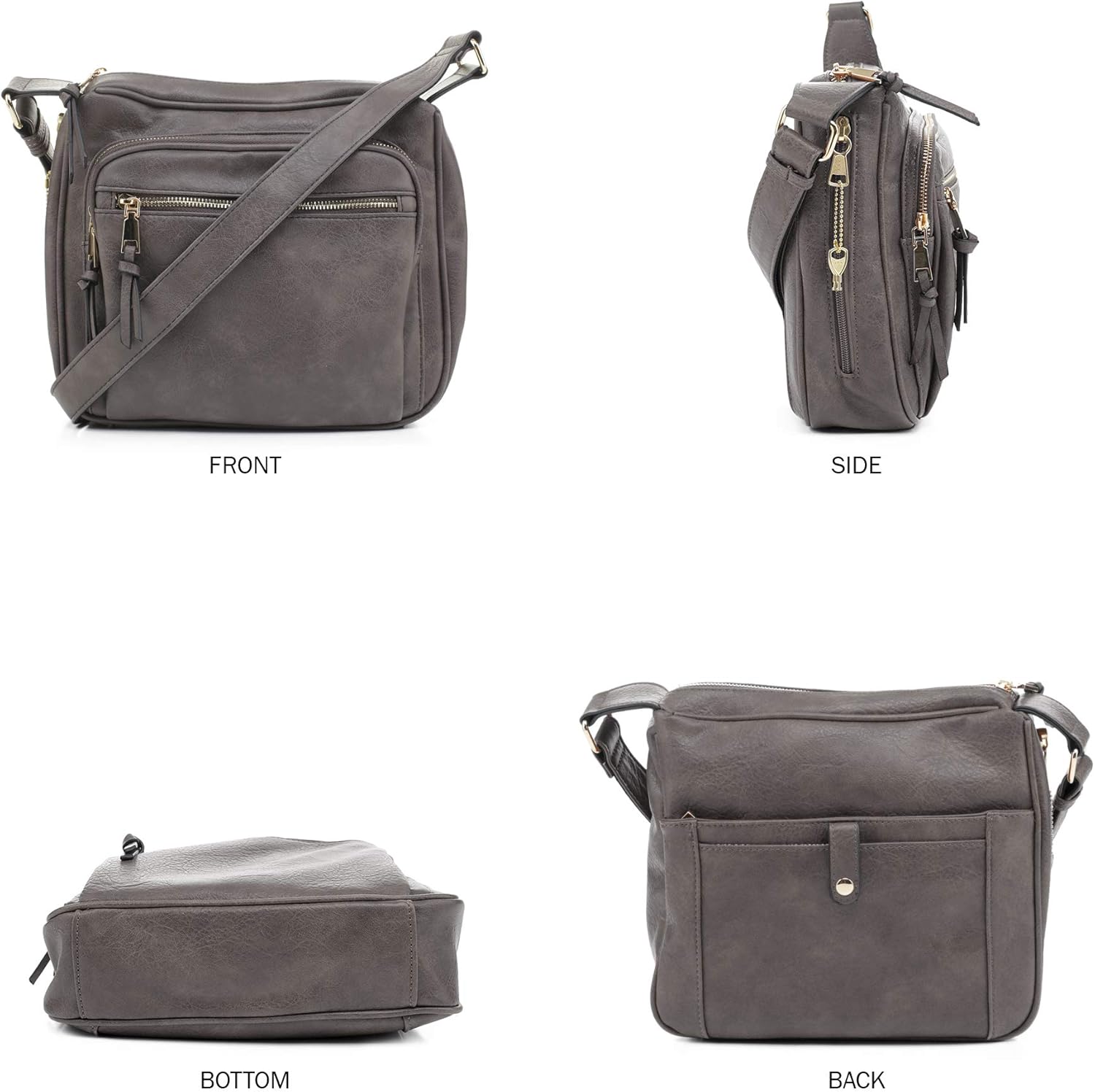 JESSIE & JAMES | Concealed Carry RFID Blocking Crossbody Purse for Women with Lock and Key - Image 3