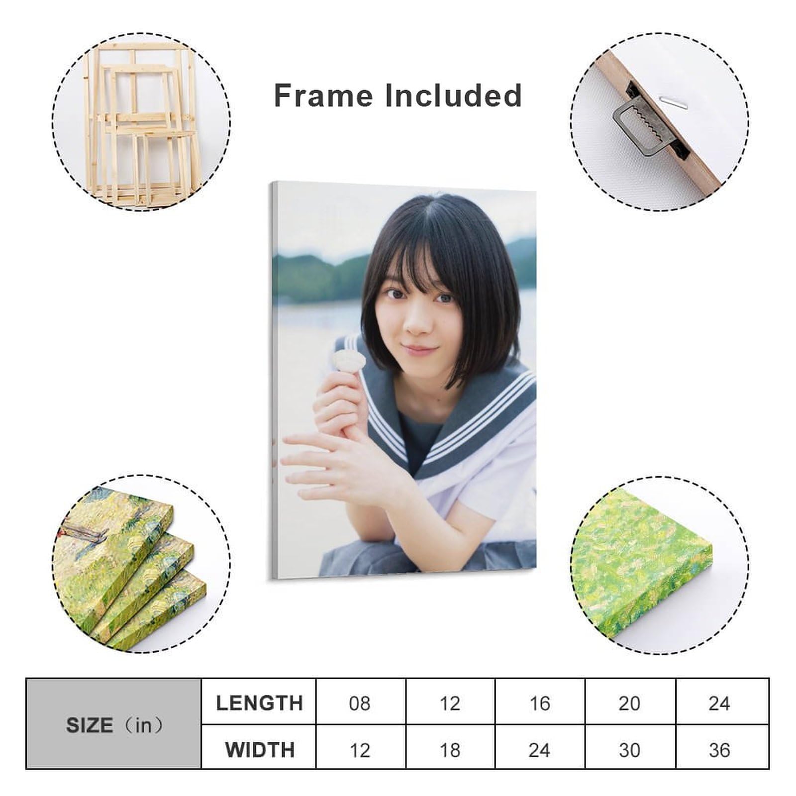 Amazon.co.jp: 森田ひかる(櫻坂46)グラビア画像のポスター 印刷