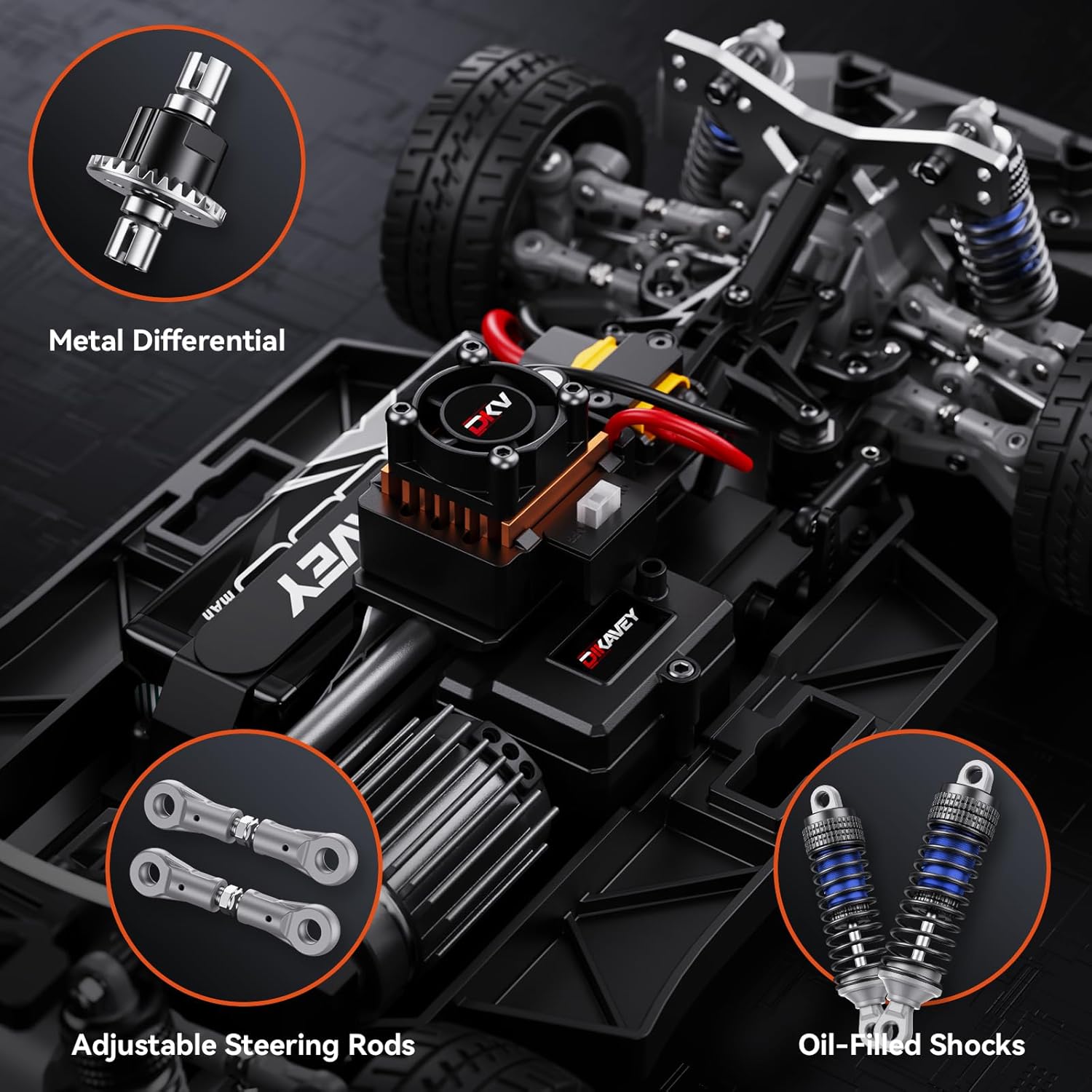 1:12 RC Rally Car Fast Max 50 MPH,Drift Car with Gyro 4X4,Brushless Fast RC Cars with 3S 2200 mAh Battery,1/12 Remote Control Cars for Adults for 4WD,for Racetrack & Mud-Blue