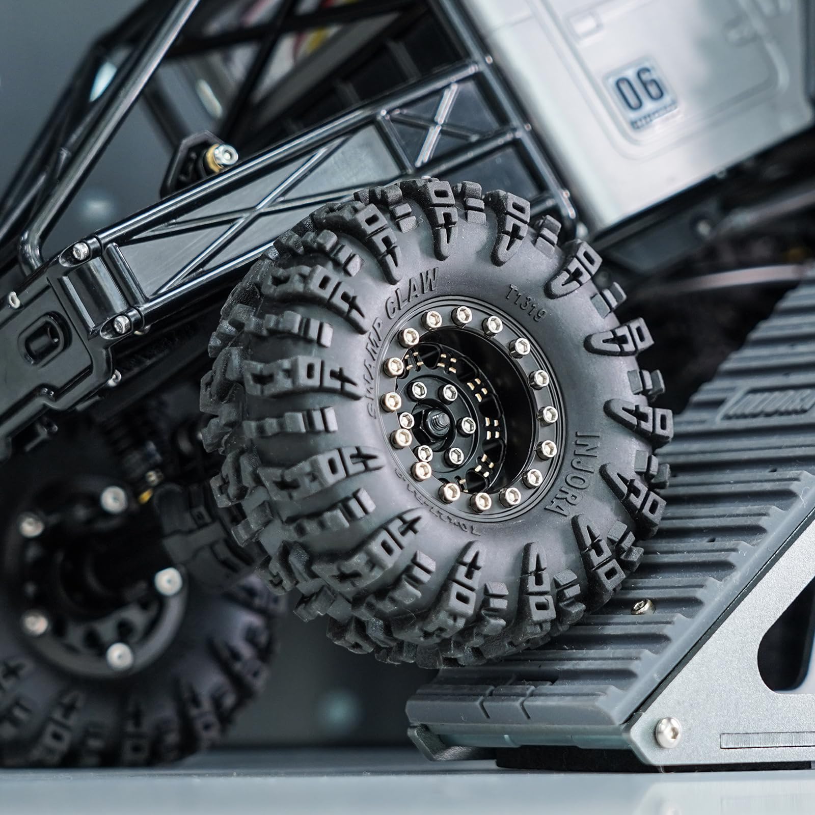 INJORA 1.3 Beadlock Wheel mosiężne felgi do TRX4M SCX24 RC Crawler Car 1/24 1/18