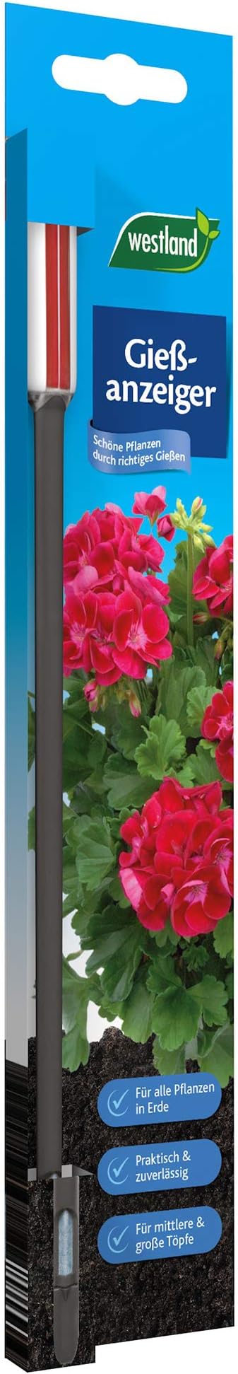 Westland watering indicator, large, anthracite