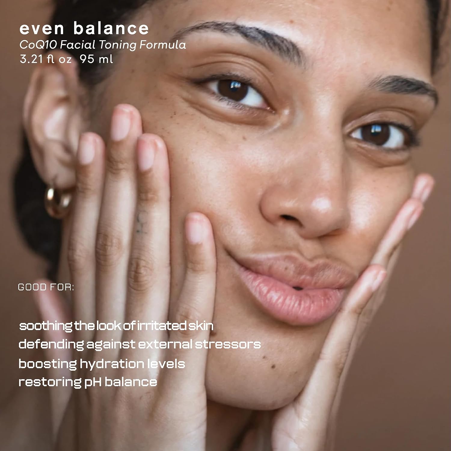 Even Balance, CoQ10 Facial Toner Repairs & Protects with Antioxidants, Azelaic Acid, Turmeric, Superoxide Dismutase & Hyaluronic Acid for Bright, Smooth, Hydrated Skin - 3.21 fl oz