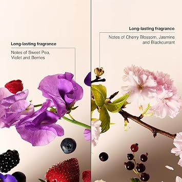Suave Antiperspirant Deodorant for Women, Wild Cherry Blossom + Sweet Pea & Violet Variety 4-Pack Anti-Staining Invisible Solid Sticks, Talc-Free, 2.6 Oz Ea