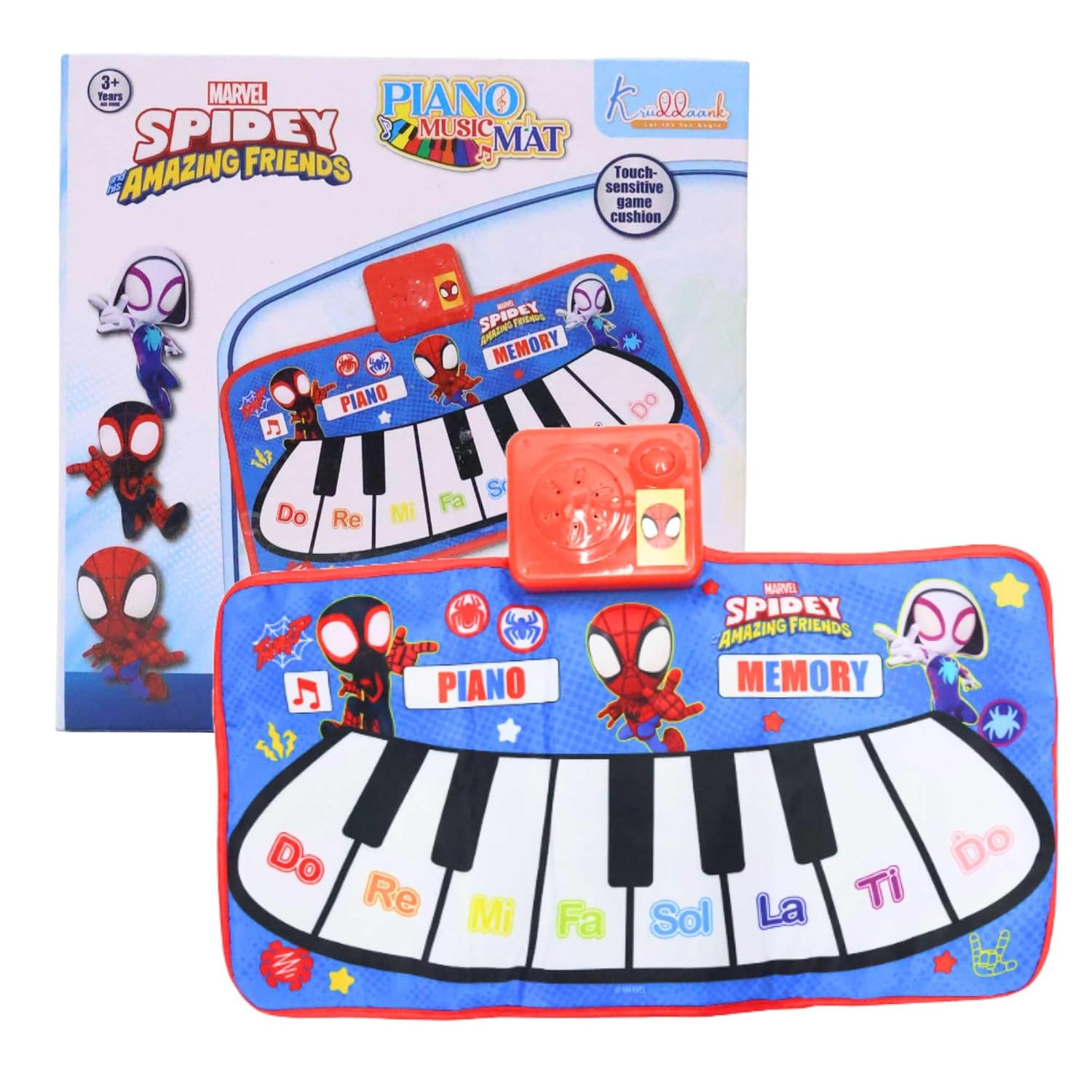 Kriiddaank Spiderman Piano Music Play Mat - Interactive Piano Keys, Early Learning & Development, Portable Roll-Up | Fun &... - Review, Price and Buying Guide