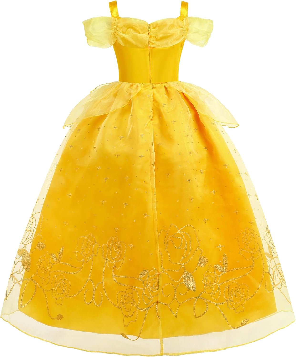 Princess Dress for Girls Princess Dress Up Costume for Kids Halloween Cosplay Birthday Party with Accessories - Image 3