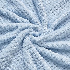 CREVENT 30\'\'X40\'\' Cute Cozy Fluffy Warm Baby Blanket for Girls Boys Infants Toddlers\' Bedding Crib Cot Stroller, Baby Shower Birthday Newborn\'s Gift Blue - Baby Lion