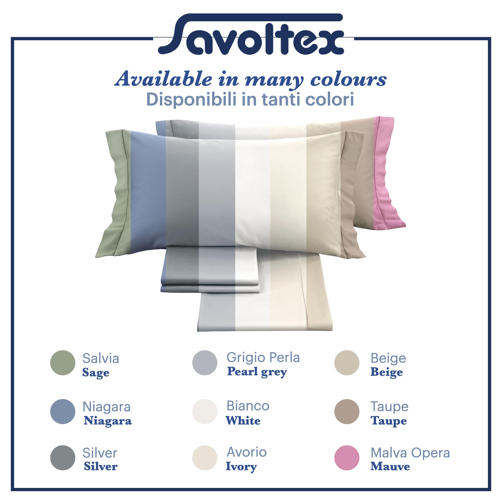 PENSIERI DELICATI Completo Letto Matrimoniale in Raso Tinta Unita 100% Cotone, Completo Lenzuola Matrimoniali 250x300 Comprensivo di Lenzuolo Sotto, Sopra e 2 Federe, Made in Italy, Color Beige