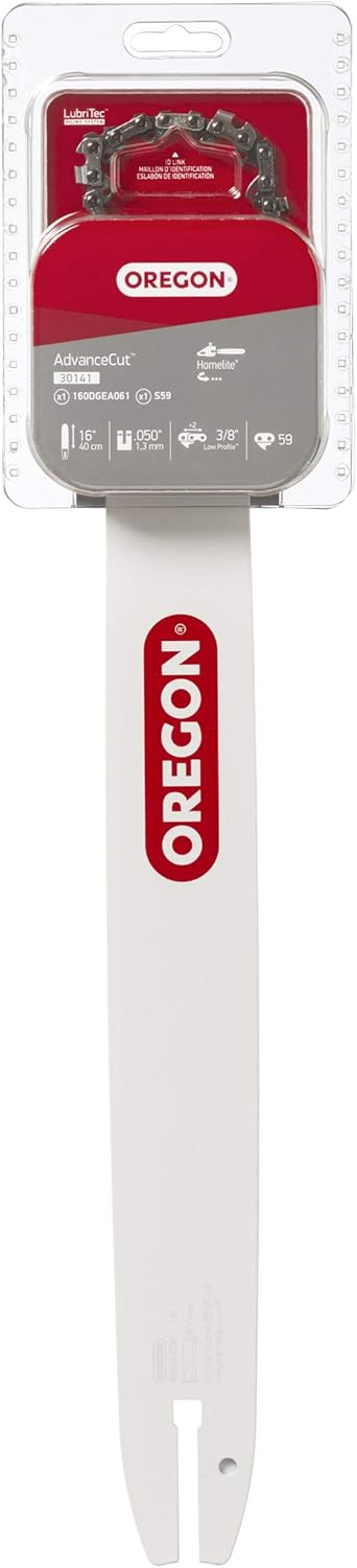 Oregon 16 in. Chainsaw Bar & S59 Chain, Fits Various Homelite Models (30141)