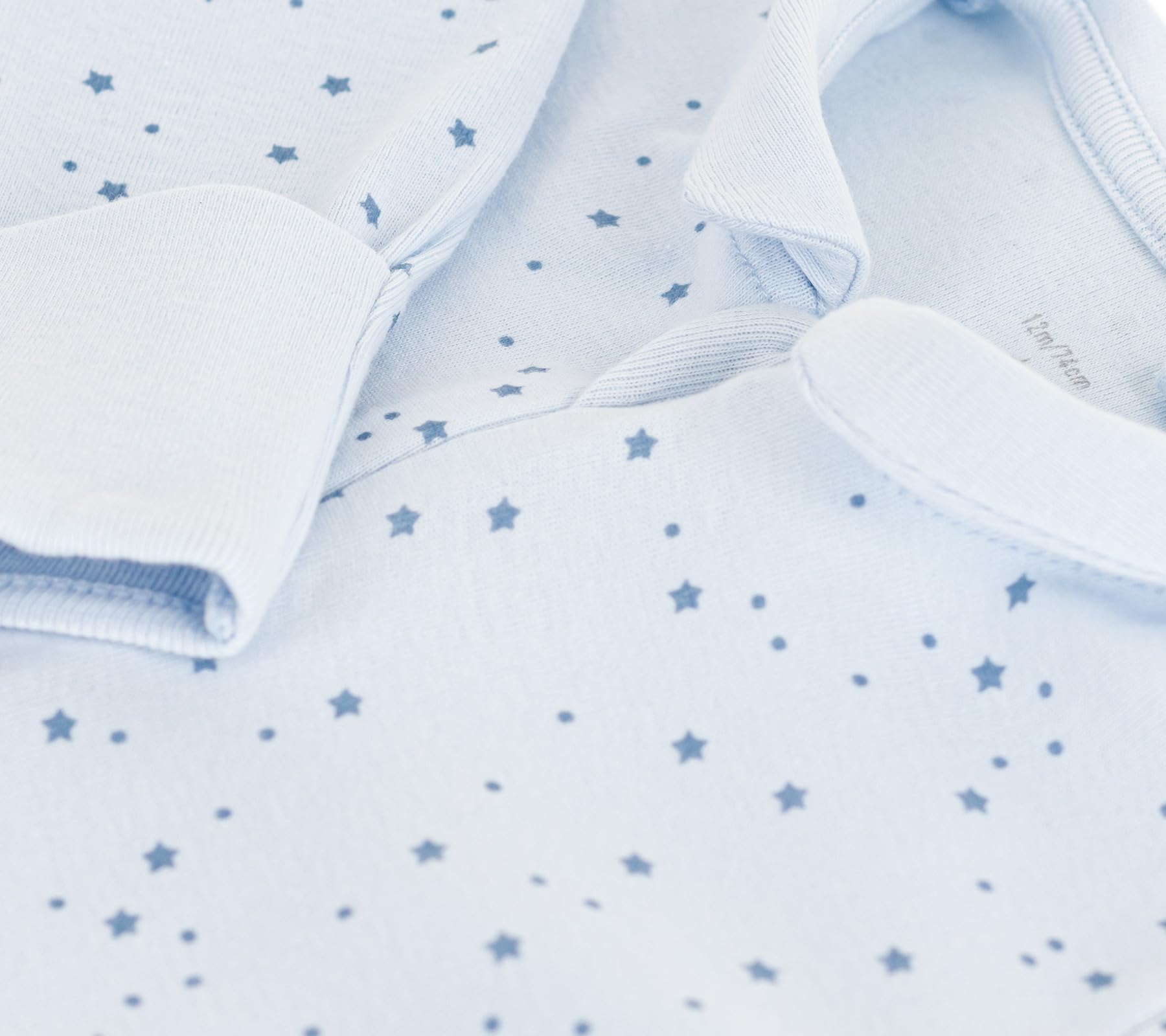 Petit Bateau Pyjama Bébé en Coton À Col Imprimé Étoiles A0e0n03 Vêtements Nuit Mixte bébé (Lot de 1)