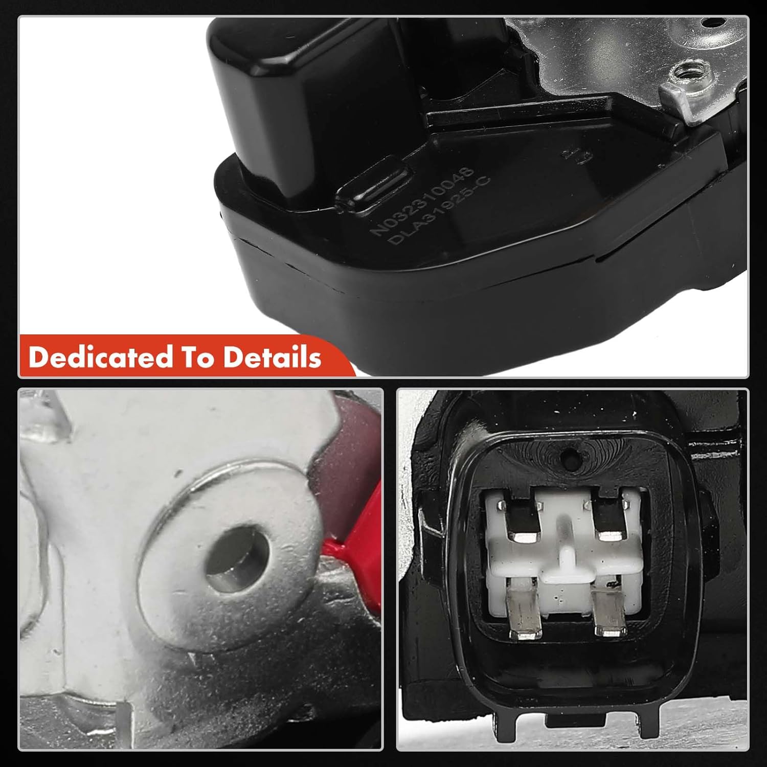 A-Premium Front Right Passenger Side Door Lock Actuator Compatible with Dodge Ram 1500 2003-2008, Ram 2500/Ram 3500 2003-2009, Ram 4500/Ram 5500 2008-2010