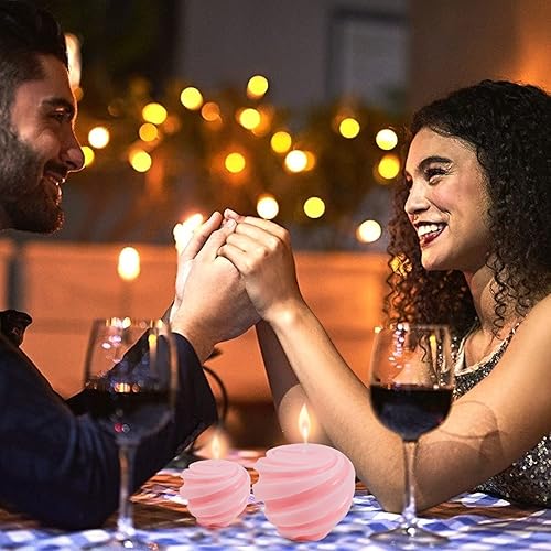 Miniatura 7 de Vela de bola en espiral de 3.5 pulgadas, vela cilíndrica estética perfumada de madera, para oficina en casa, pastel danés, moderno, estantes