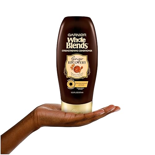 Miniatura 6 de Garnier Hair Care Whole Blends - Acondicionador fortalecedor de recuperación de jengibre, 12.5 onzas líquidas