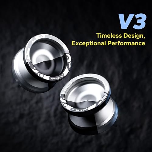 Miniatura 19 de MAGICYOYO Yoyos responsivos para niños principiantes, paquete de 2 Pro Yoyo, Yo Yo V3 de metal de doble función, yoyos de plástico K1 Plus con 12