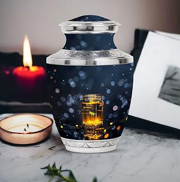 Small Urns for Human Ashes Mom - Honey Pot 10 Inch - Urns for Ashes Keepsake - Small Urn - Cremation Urns for Men - Keepsakes for Ashes - Urn for Ashes Adult