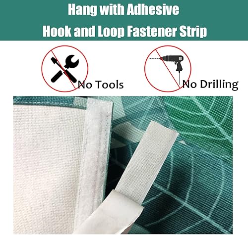 Miniatura 4 de Cortinas de gabinete para estantes, cortina de privacidad para armario, cortinas de ventana a prueba de polvo para cocina, almacenamiento, sin