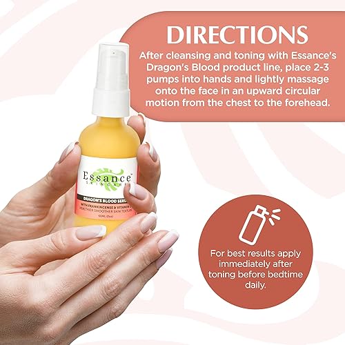 Miniatura 6 de Essance Skincare – Dragon’s Blood Serum, Face Tightening and Lifting Serum with Peruvian Dragons Blood Tree Sap, Facial Serum for All Skin Types,