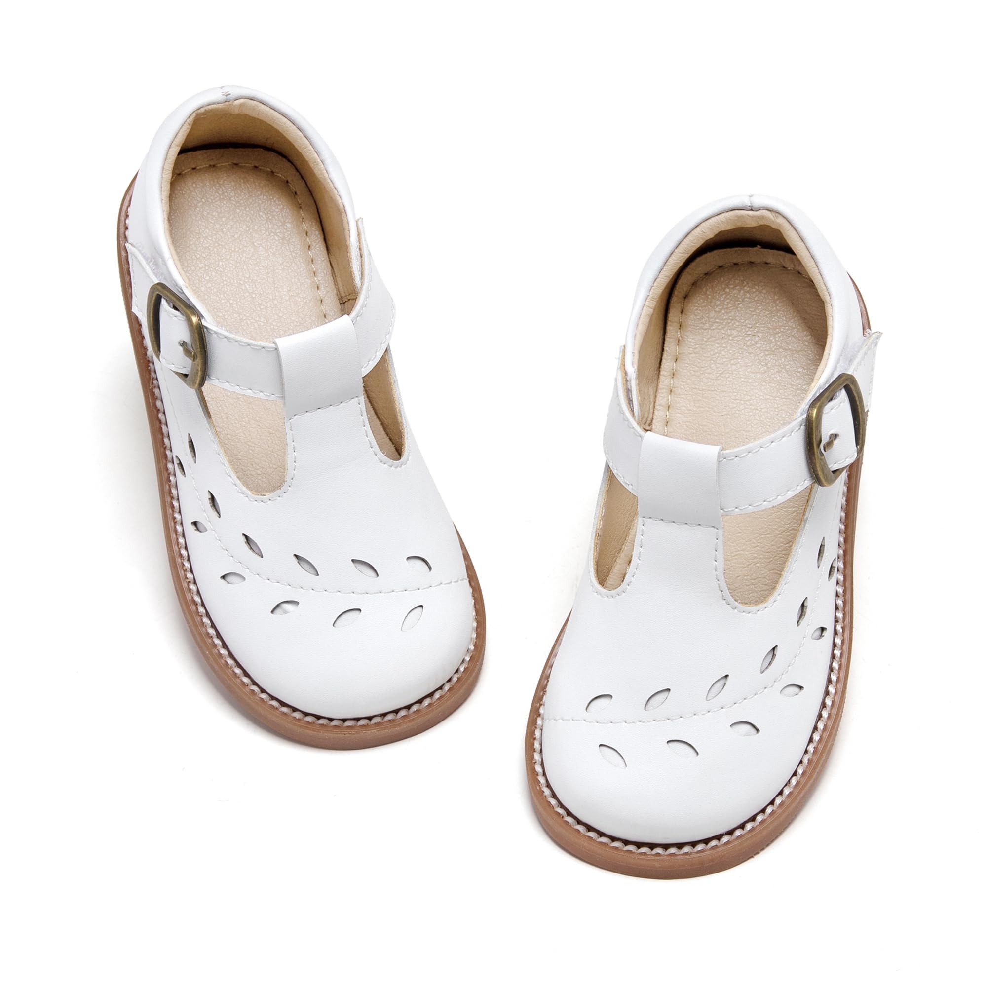 Otter MOMOGirls Sandals Open Toe Princess Flat Sandals with Ruffle Summer Sandals