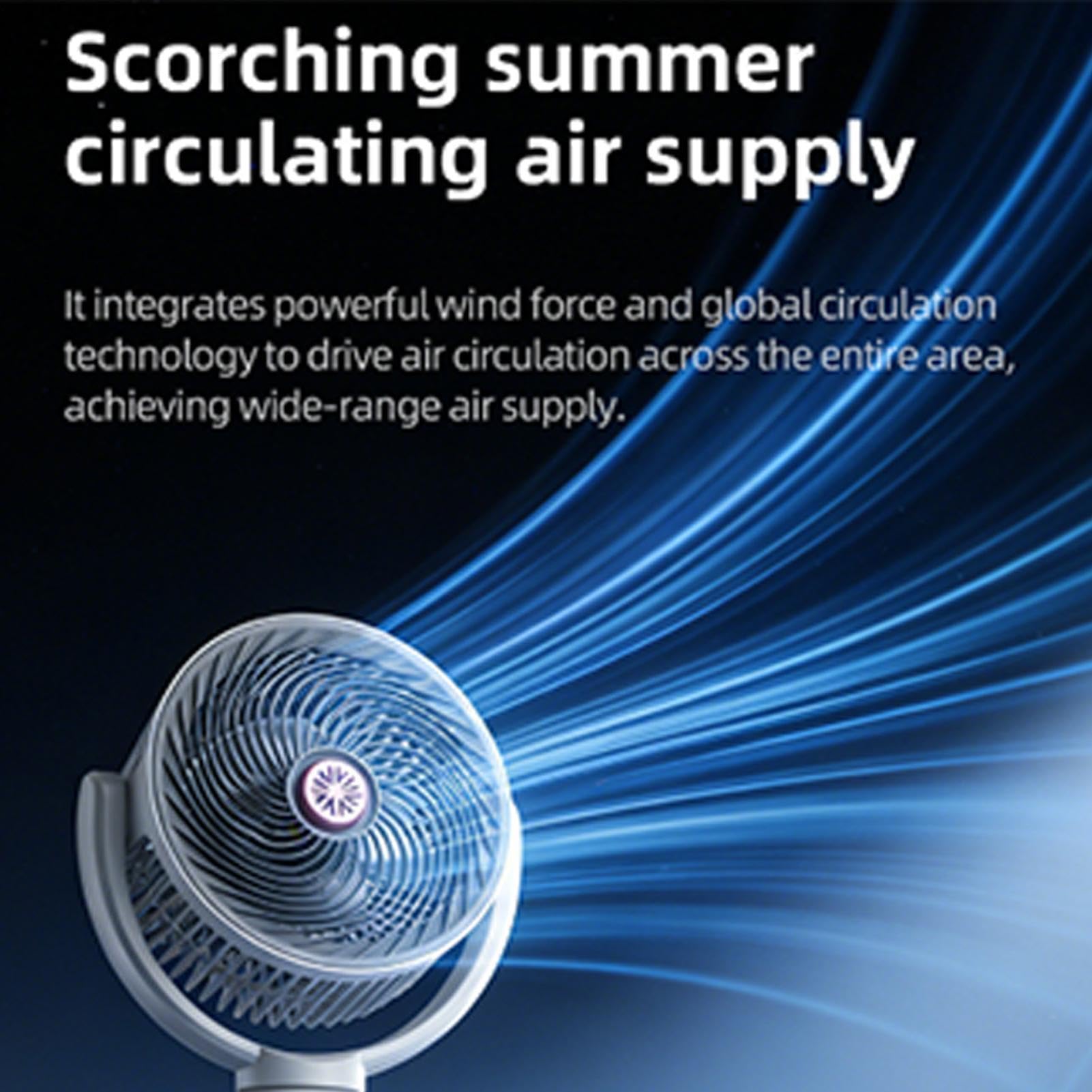 Ventilatore A Piantana, Con Telecomando 5, Velocità 180° Oscillante, Timer | Cute Outdoor Ergonomic, Ventilatore Elettrico Da, Pavimento Per Camera, Soggiorno Cucina, Ufficio Domestico Dormitorio