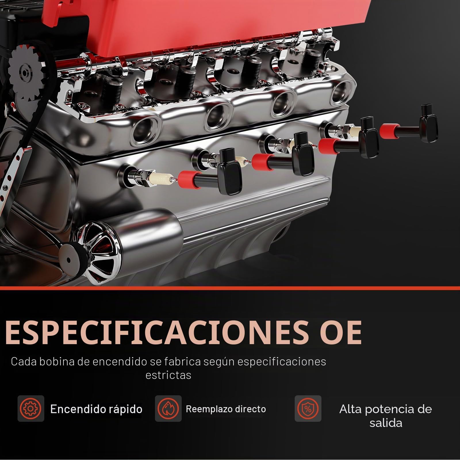 Frankberg 4 bobinas de encendido + 4 bujías 7700107177 | Compatible con: M.e.g.a.n.e I Clásico LA0/1, Grand Scénic III JZ0/1, Thalia II LU, M.e.g.a.n.e I Entrenador DA0/1