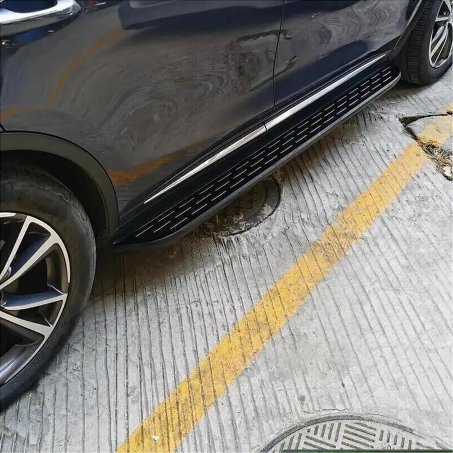 Fixed Running Boards Side Steps Foot Protector Peal Nerf Bar Accessories with Brackets Compatible KIA 2023 2024 2025